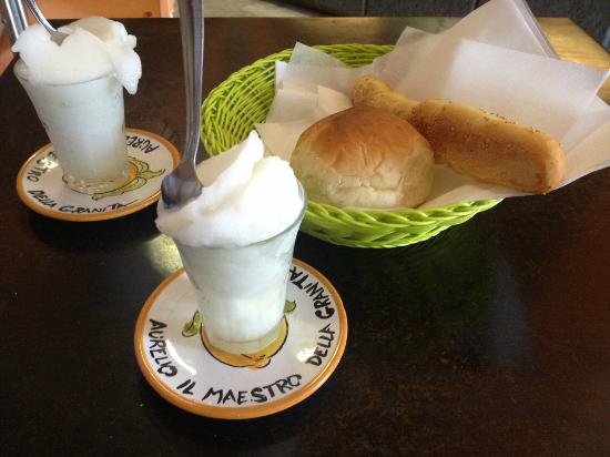 lemon granita