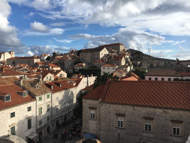Dubrovnik red tile roofs