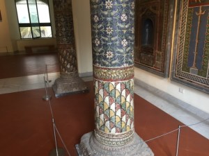 Mosaic column from Pompeii