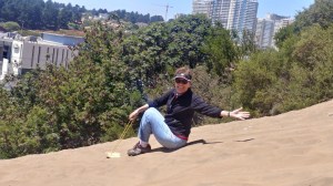 Sandboarding in Concon, Chile