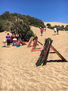 Sandboarding in Concon, Chile