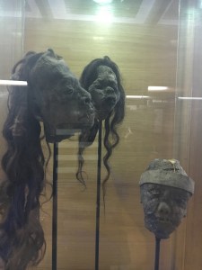 Shrunken heads at Fonck Museum