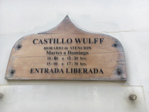 Wulff Castle sign