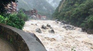 River in Aguas Calientes