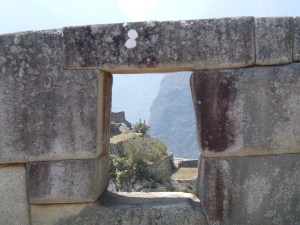 Machu Picchu keyhole window