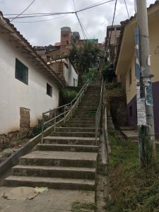 Steps above San Blas