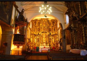 Inside Iglesia San Blas