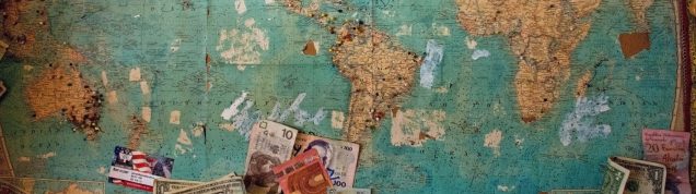 Map showing South America