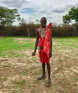 Typical Maasai clothing