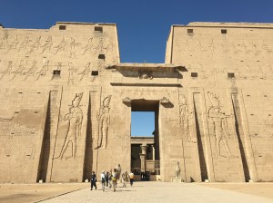 Horus temple entrance