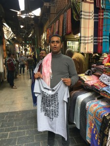 Bazaar vendor in Cairo, Egypt