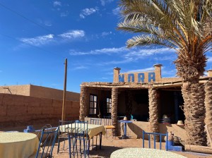 Cafe Nora in Village Khamlia, Morocco