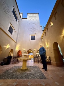 Riad in Morocco open to the sky