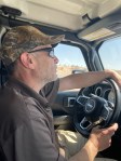 Eric at the wheel