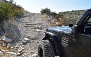 Driving on Ore Road, Big Bend National Park